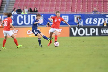 Japonya, İngiltere 'ye karşı Raymond James Stadyumu' nda 5 Mart 2019 'da Tampa Florida' da.