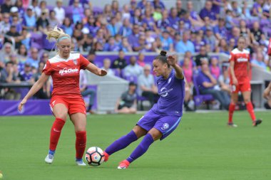 Orlando Pride 22 Nisan 2017 'de Orlando City Stadyumu' nda Washington Spirit 'e ev sahipliği yaptı.. 