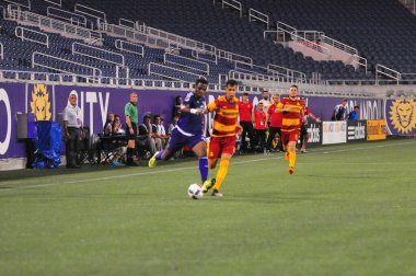Orlando City SC, 29 Haziran 2016 'da Orlando Florida' daki Kamp Dünyası Stadyumu 'nda Fort Lauderdale Strikers' a ev sahipliği yaptı..