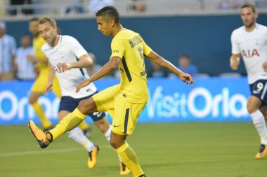 Paris Saint-Germain, Tottenham Hotspur 'a karşı 22 Temmuz 2017' de Orlando Florida 'daki Citrus Bowl' da. 