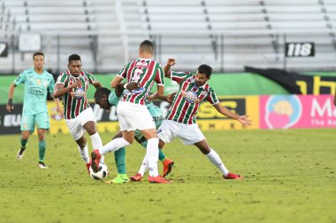 Fluminense, Florida Kupası 'nda 15 Ocak 2018' de Orlando Florida 'da oynanan Spektrum Stadyumu' nda Barcelona SC 'ye karşı..