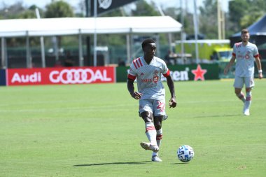 Toronto FC, 13 Temmuz 2020 tarihinde Orlando Florida 'daki ESPN Wild World of Sports' ta düzenlenen MLS Back Tournament sırasında D.C. United ile karşılaştı. Fotoğraf: Marty Jean-Louis