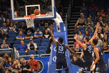 Orlando Magic 10 Ekim 2018 tarihinde Orlando Florda 'daki Amway Center' da Memphis Grizzilies 'e ev sahipliği yaptı..  