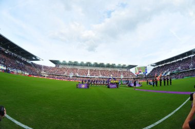 Orlando City, 5 Mart 2017 'de Orlando City Stadyumu' nda NYC FC 'ye ev sahipliği yaptı..  
