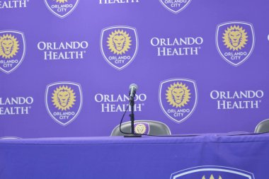 Orlando City SC, Dom Dwyer 'ı tanıtmak için bir basın toplantısı düzenledi..  