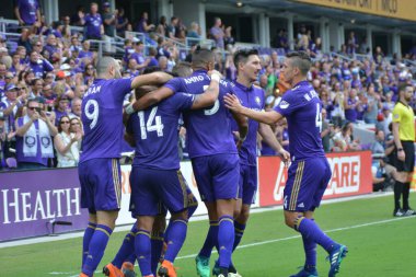 Orlando City, 31 Mart 2018 'de Orlando Florida' daki Exploria Stadyumu 'nda New York Red Bulls' a ev sahipliği yaptı..  