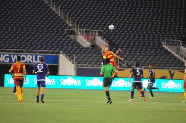 Orlando City SC, 29 Haziran 2016 'da Orlando Florida' daki Kamp Dünyası Stadyumu 'nda Fort Lauderdale Strikers' a ev sahipliği yaptı..