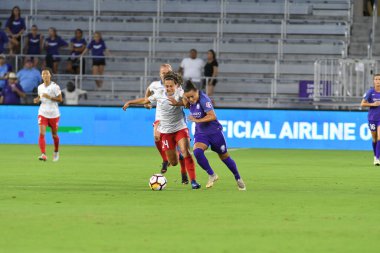 Orland Pride, 25 Ağustos 2018 'de Orlando Florida' daki Exploria Stadyumu 'nda Chicago Red Stars' a ev sahipliği yapıyor..  