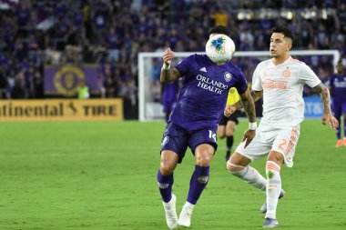 Orlando City SC, 6 Ağustos Salı günü Orlando Florida 'daki Exploria Stadyumu' nda oynanan ABD Kupası sırasında Atlanta United FC 'ye ev sahipliği yaptı..