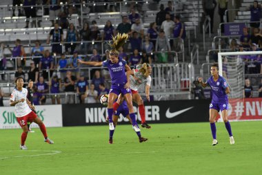 Orland Pride, 25 Ağustos 2018 'de Orlando Florida' daki Exploria Stadyumu 'nda Chicago Red Stars' a ev sahipliği yapıyor..  