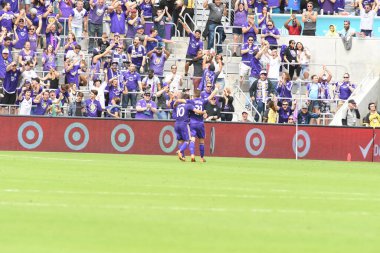 Orlando City, 31 Mart 2018 'de Orlando Florida' daki Exploria Stadyumu 'nda New York Red Bulls' a ev sahipliği yaptı..  