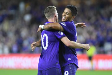 Orlando City 20 Şubat 2019 Çarşamba günü Orlando Fl 'daki Orlando City Stadyumu' nda New England 'a ev sahipliği yaptı.