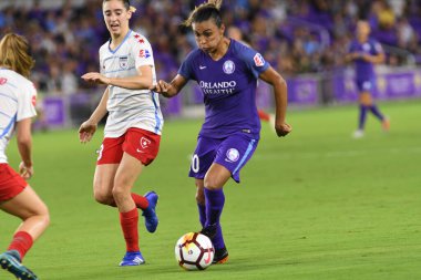 Orland Pride, 25 Ağustos 2018 'de Orlando Florida' daki Exploria Stadyumu 'nda Chicago Red Stars' a ev sahipliği yapıyor..  