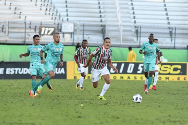 Fluminense, Florida Kupası 'nda 15 Ocak 2018' de Orlando Florida 'da oynanan Spektrum Stadyumu' nda Barcelona SC 'ye karşı.. 