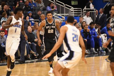 Orlando Magic, 19 Aralık 2018 tarihinde Orlando Florida 'daki Amway Center' da San Antonio Spurs 'a ev sahipliği yapmaktadır.. 