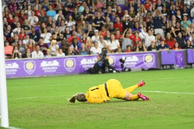 5 Mart 2020 'de Orlando Florida' daki Exploria Stadyumu 'nda düzenlenen 2020 SheBelieves Kupası' nda ABD - İngiltere Karşılaşması 