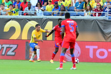Brezilya, 8 Haziran 2016 tarihinde Orlando Florida 'daki Copa America Centenario' da Haiti ile karşılaştı.. 