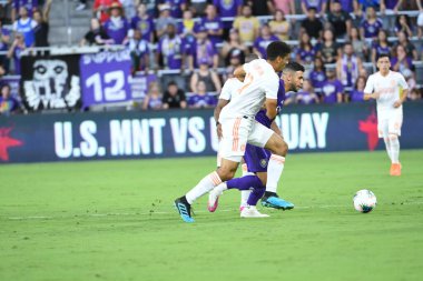 Orlando City SC, 6 Ağustos Salı günü Orlando Florida 'daki Exploria Stadyumu' nda oynanan ABD Kupası sırasında Atlanta United FC 'ye ev sahipliği yaptı..