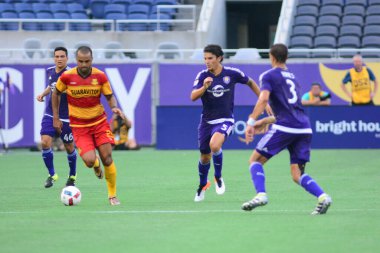 Orlando City SC, 29 Haziran 2016 'da Orlando Florida' daki Kamp Dünyası Stadyumu 'nda Fort Lauderdale Strikers' a ev sahipliği yaptı..