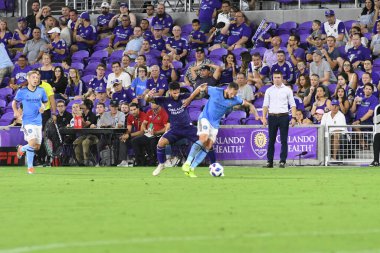 Orlando City 26 Temmuz 2018 'de Florida Exploria Stadyumu' nda NYC FC 'ye ev sahipliği yaptı. Fotoğraf: Marty Jean-Louis