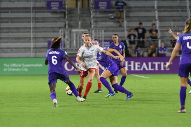 Orland Pride, 25 Ağustos 2018 'de Orlando Florida' daki Exploria Stadyumu 'nda Chicago Red Stars' a ev sahipliği yapıyor..  