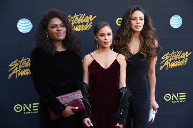 24 Mart 2018 Cumartesi günü Las Vegas 'taki Orleans Resort' ta düzenlenen 33. Yıldız Ödülleri Kırmızı Halı sırasında ünlüler.