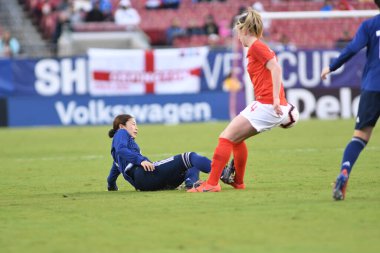 Japonya, İngiltere 'ye karşı Raymond James Stadyumu' nda 5 Mart 2019 'da Tampa Florida' da.