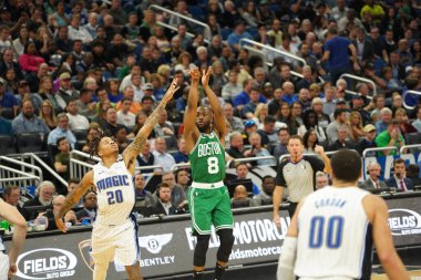 Orlando Magic, Boston Celtics 'i 24 Ocak 2020' de Orlando, Florida 'da Amway Center' da ağırladı.