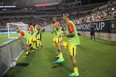 Paris Saint-Germain, Tottenham Hotspur 'a karşı 22 Temmuz 2017' de Orlando Florida 'daki Citrus Bowl' da.  