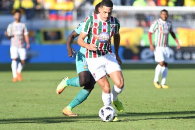 Fluminense, Florida Kupası 'nda 15 Ocak 2018' de Orlando Florida 'da oynanan Spektrum Stadyumu' nda Barcelona SC 'ye karşı..  