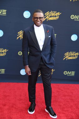 24 Mart 2018 Cumartesi günü Las Vegas 'taki Orleans Resort' ta düzenlenen 33. Yıldız Ödülleri Kırmızı Halı sırasında ünlüler.