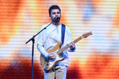 Juanes 'in Orlando Florida' daki Amway Center 'daki konserinde. 20, 2018