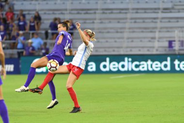 Orland Pride, 25 Ağustos 2018 'de Orlando Florida' daki Exploria Stadyumu 'nda Chicago Red Stars' a ev sahipliği yapıyor..  