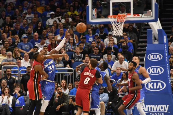 Orlando Magic Recebe Miami Heat Amway Center Orlando Florida Outubro — Fotografia de Stock