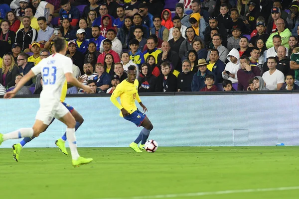 Die Männer Nationalmannschaft Empfängt März 2019 Die Ecuadorianische Nationalmannschaft Orlando — Stockfoto