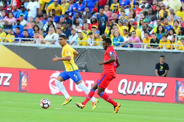 Brasil Enfrenta Haiti Durante Centenário Copa América Orlando Florida Camping — Fotografia de Stock