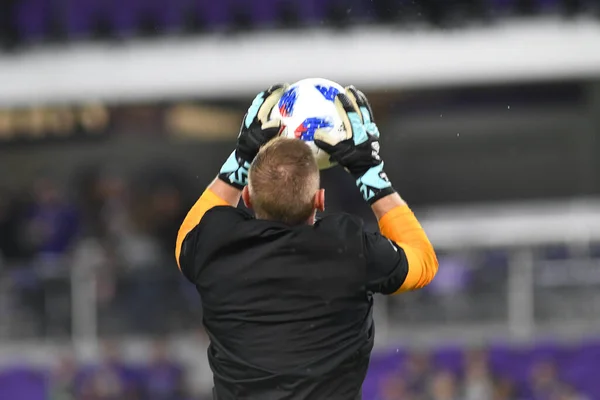 Orlando City Gastheer Minnesota United Orlando City Stadium Orlando Florida — Stockfoto