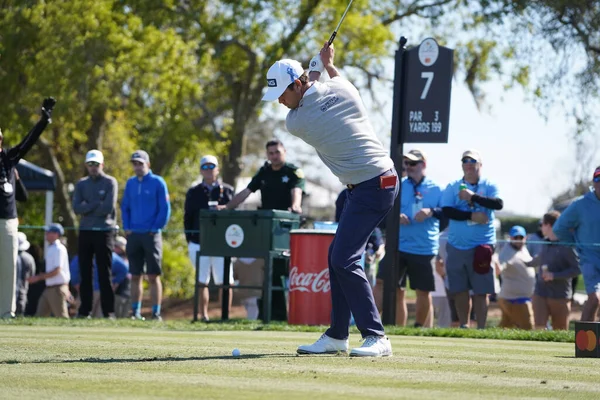 Podczas Trzeciej Rundy Zawodowej Arnold Palmer Bay Hill Club Lodge — Zdjęcie stockowe