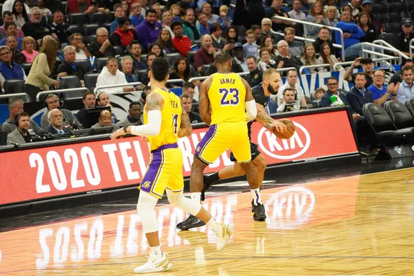 Orlando Magic Organiseert Lakers Het Amway Center Orlando Forida Woensdag — Stockfoto