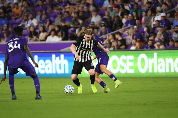 Orlando City Värd Reykjavk Exploria Stadium Vänlig Match Tisdag Februari — Stockfoto