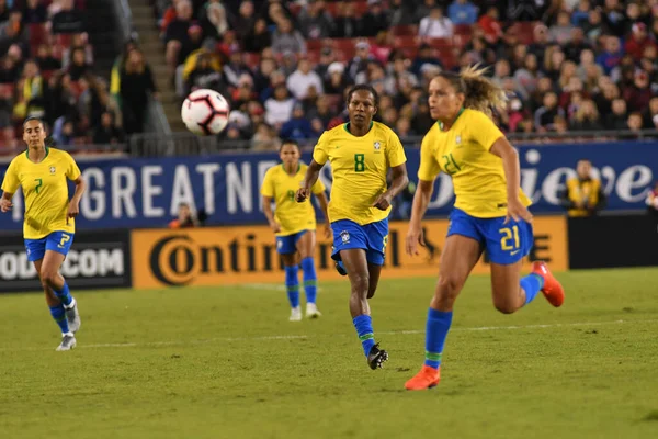 Shebelieves Cup Finale Met Usa Brazilië Raymond James Stadium Tampa — Stockfoto