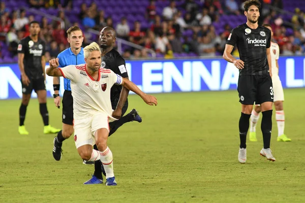 Flamengo Eintracht Frankfurt Στο Orlando City Stadium Σάββατο Ιανουαρίου 2019 — Φωτογραφία Αρχείου