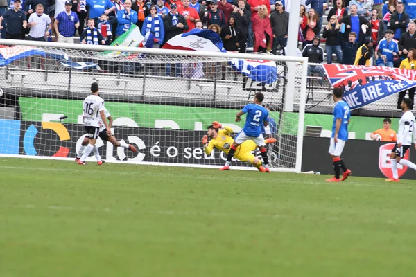 Rangers Corinthians Durante Copa Flórida Spectrum Stadium Janeiro 2018 Orlando — Fotografia de Stock