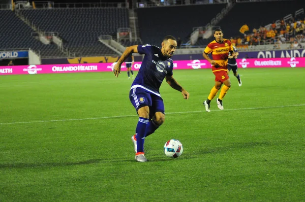 Orlando City Φιλοξενεί Fort Lauderdale Strikers Στο Camping World Stadium — Φωτογραφία Αρχείου