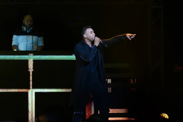 Daddy Yankee Don Omar Concert Amway Center Orlando Florida August — Stock Photo, Image