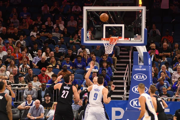 Orlando Magic Fue Anfitrión Los Portland Trail Blazers Amway Center — Foto de Stock