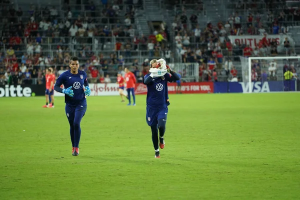 Usa Inghilterra Match Durante Shebelieves Cup 2020 All Exploria Stadium — Foto Stock