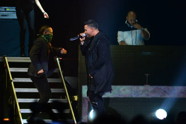 Daddy Yankee Och Don Omar Konsert Amway Center Orlando Florida — Stockfoto