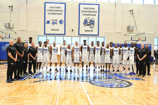 Orlando Magic Gastheer Media Day Het Amway Center Orlando Florida — Stockfoto