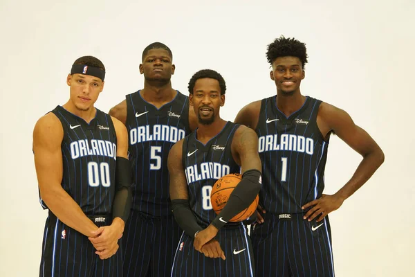 Orlando Magic Media Dia Amway Center Orlando Florida Setembro 2019 — Fotografia de Stock